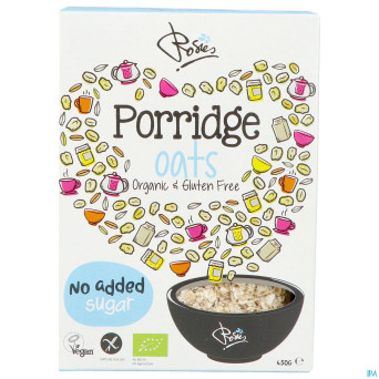 Rosies flocons avoine bio    450g 5835 revogan