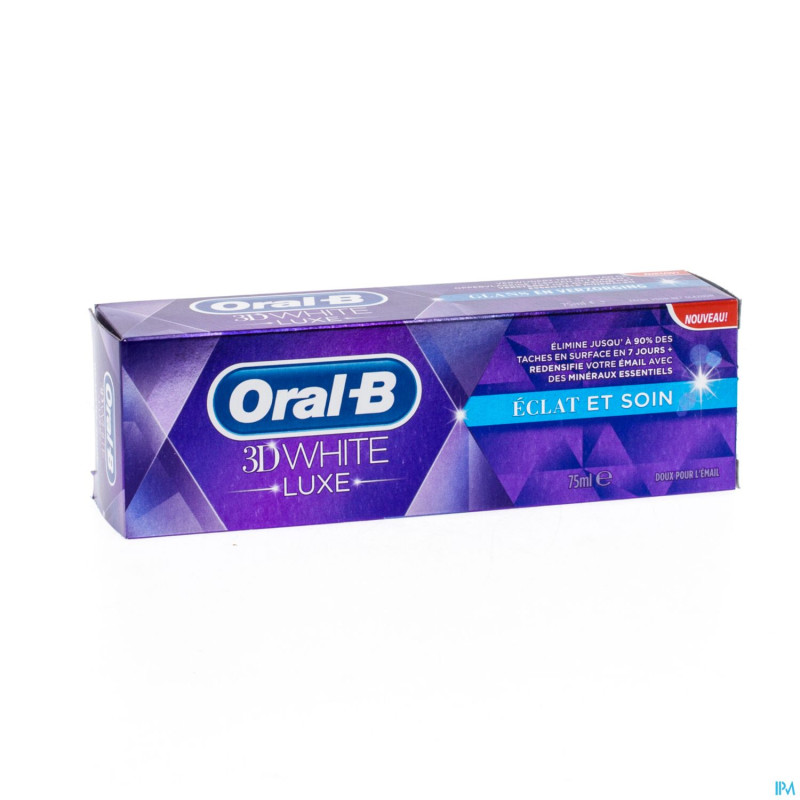 Oral b dentif white luxe healthy shine