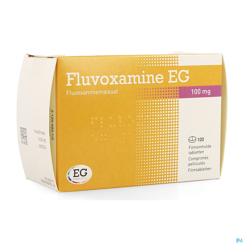 Fluvoxamine eg 100mg comp pellicules 100