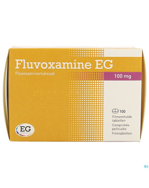 Fluvoxamine eg 100mg comp pellicules 100