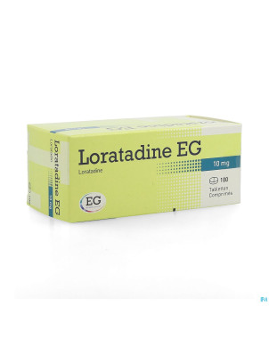 Loratadine eg 10 mg tabl 100 x 10 mg