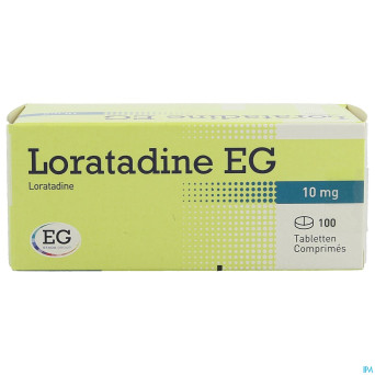 Loratadine eg 10 mg tabl 100 x 10 mg