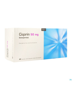 Ciqorin 50 mg teva caps molle  50 x  50 mg