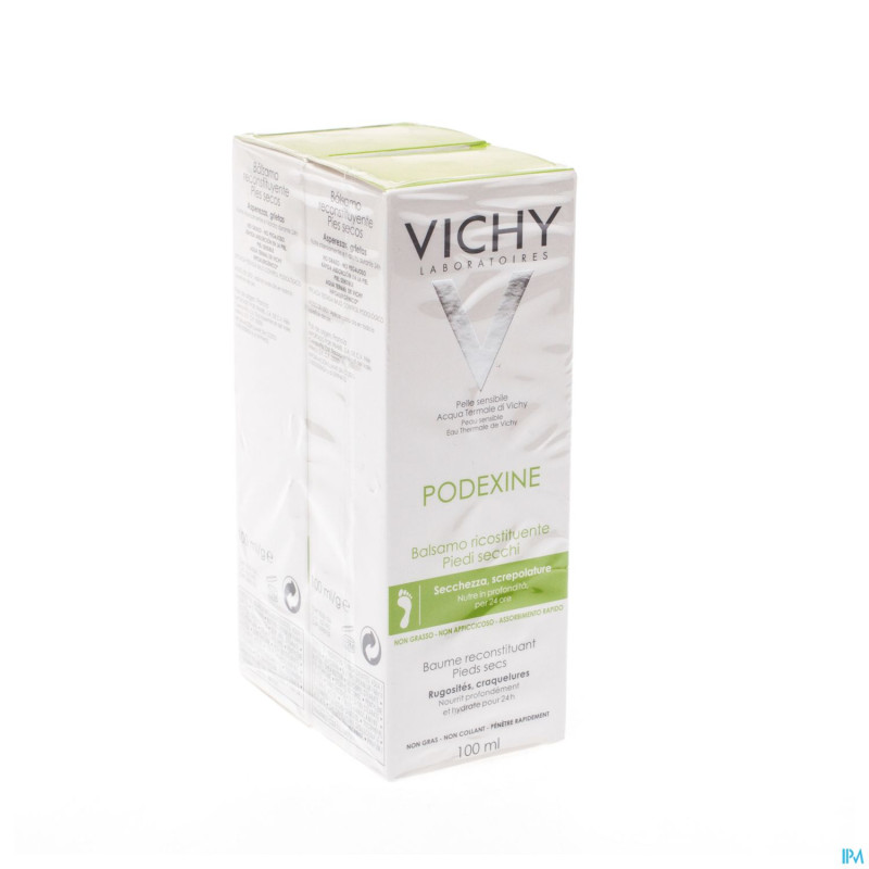 Vichy podexine reconstituant pieds sec duo 2x100ml