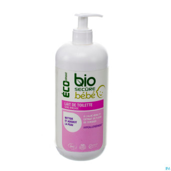 Bio secure lait toilette s/rincage 730ml