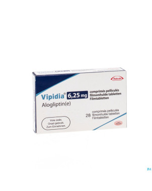 Vipidia 6,25mg  comp pell 28x6,25mg