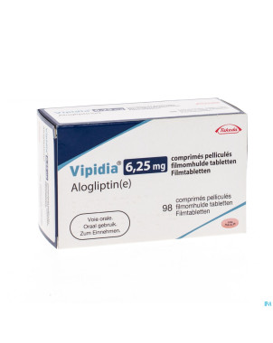 Vipidia  6,25 mg comp pel 98 x  6,25 mg