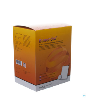 Bonendro 70mg+1000mg+880ie comp12+granules eff 72