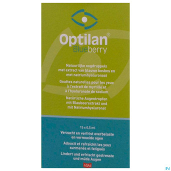 Optilan blueberry monodoses 15x0,5ml rempl.1423847