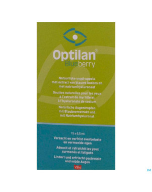 Optilan blueberry monodoses 15x0,5ml rempl.1423847