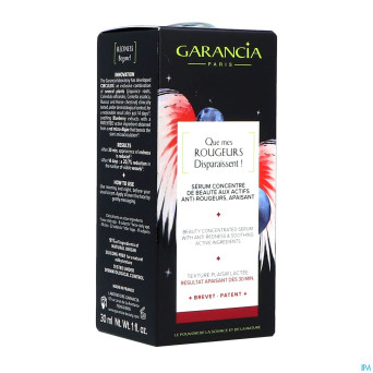 Garancia que mes rougeurs disparaissent serum 30ml