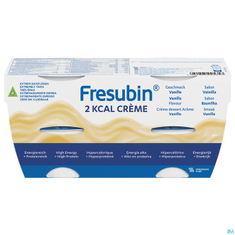 Fresubin 2 kcal creme vanille pot 4x125g