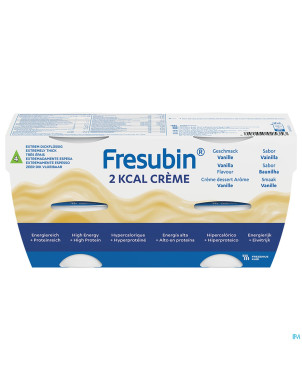 Fresubin 2 kcal creme vanille pot 4x125g