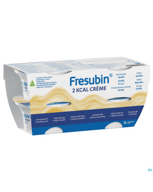Fresubin 2 kcal creme vanille pot 4x125g