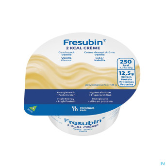 Fresubin 2 kcal creme vanille pot 4x125g