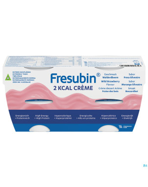 Fresubin 2 kcal creme fraise pot 4x125g