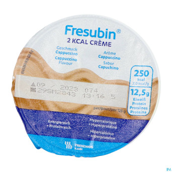 Fresubin 2 kcal creme cappuccino pot 4x125g