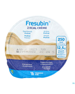Fresubin 2 kcal creme praline pot 4x125g