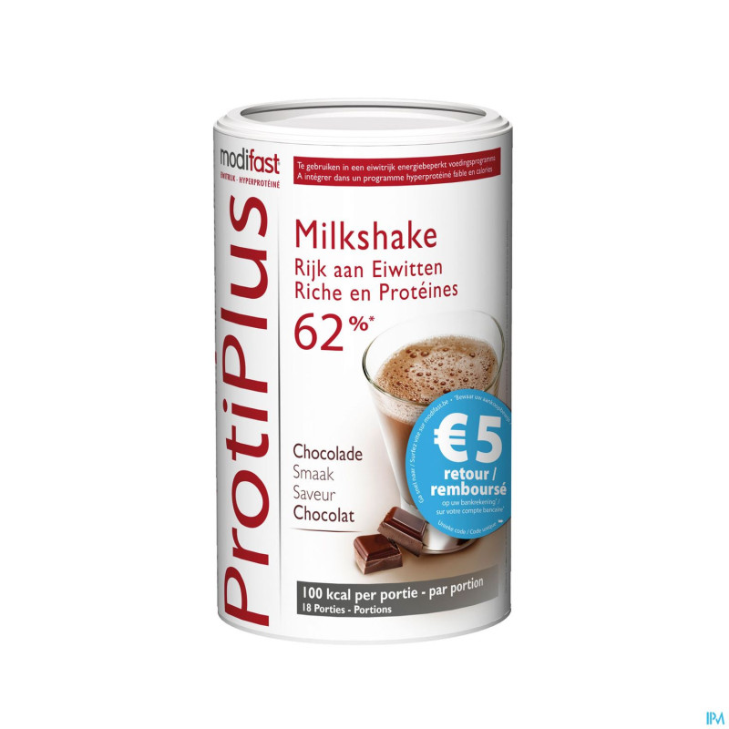 Modifast protiplus milkshake chocolat   540g promo