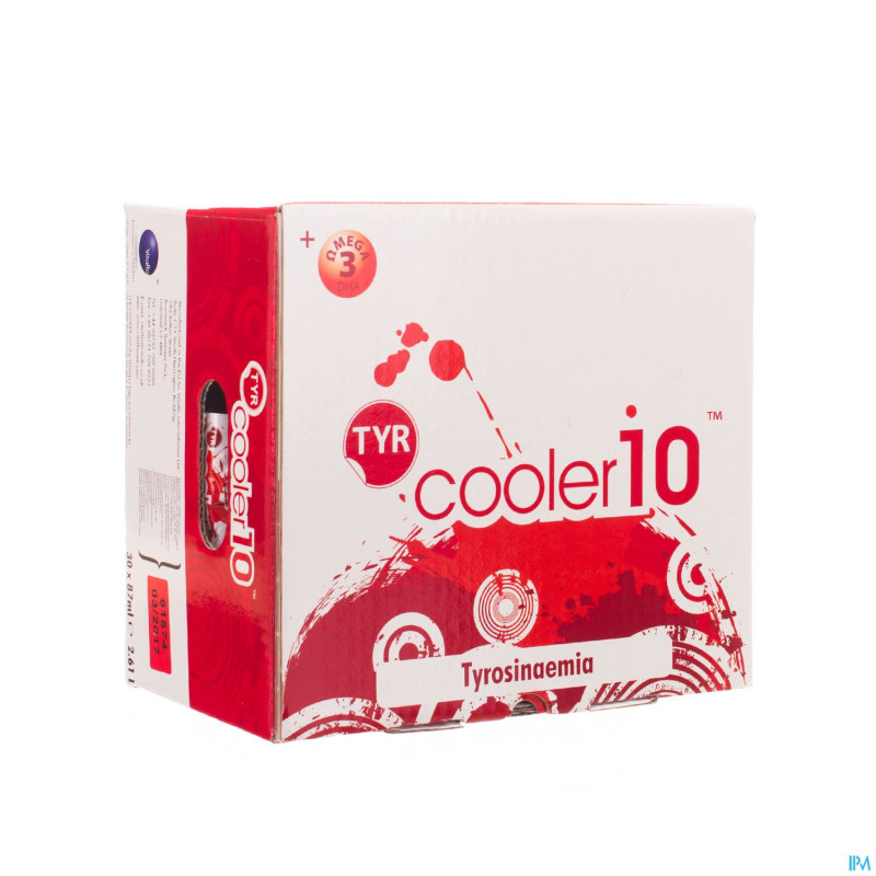 Tyr cooler 10 rood/rouge 30 x  87 ml