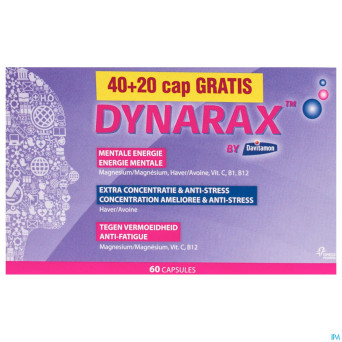 Dynarax caps 40+20 gratuit