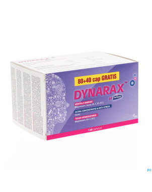 Dynarax caps 80+40 gratuit