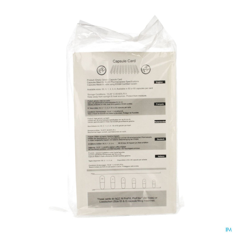 2pharma capsule card transparant 50 nr 2  (1200)