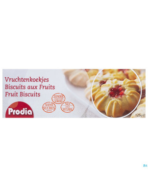 Prodia biscuit fruits+edulcorant 125g 6265 revogan