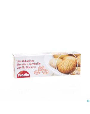 Prodia biscuit vanille+edulcor.  125g 6266 revogan