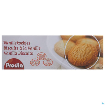 Prodia biscuit vanille+edulcor.  125g 6266 revogan