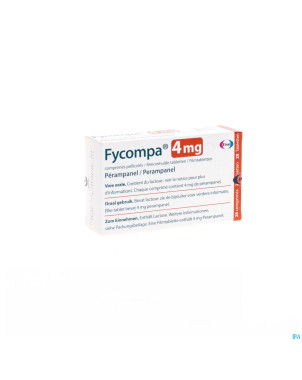 Fycompa  4 mg comp pell 28 x  4 mg