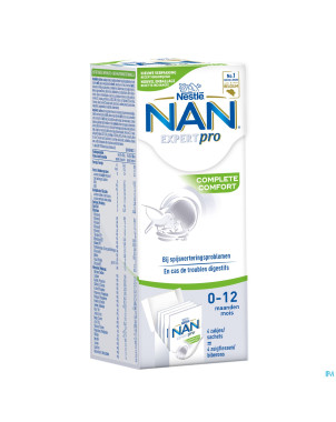Nan complete comfort lait nourrisson pdr 4x26g