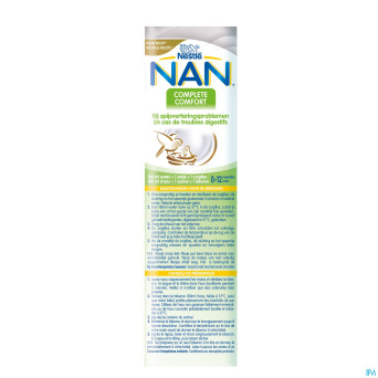 Nan complete comfort lait nourrisson pdr 4x26g