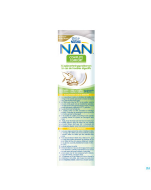 Nan complete comfort lait nourrisson pdr 4x26g