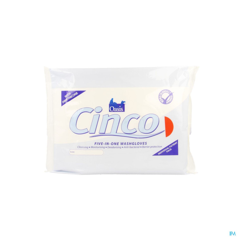 Oasis cinco five in one washgloves 25