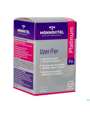 Mannavital fer platinum   v-caps 60