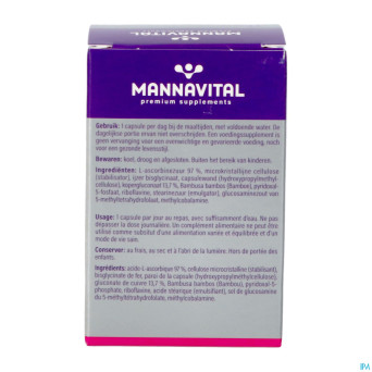 Mannavital fer platinum   v-caps 60