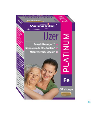 Mannavital fer platinum   v-caps 60