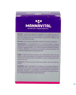 Mannavital fer platinum   v-caps 60
