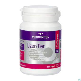 Mannavital fer platinum   v-caps 60