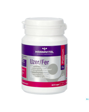 Mannavital fer platinum   v-caps 60