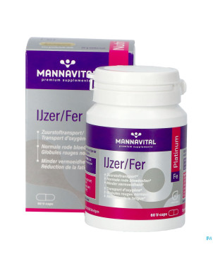 Mannavital fer platinum   v-caps 60