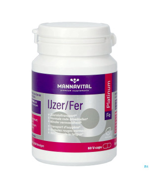 Mannavital fer platinum   v-caps 60