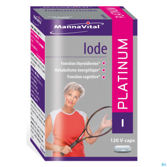 Mannavital iode platinum v-caps 120