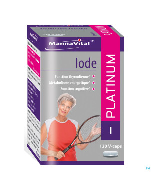 Mannavital iode platinum v-caps 120