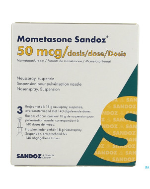 Mometasone sandoz neusspray 3 x 140 1 fl
