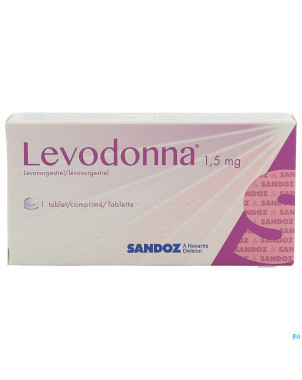 Levodonna 1,5 mg sandoz comp 1 x 1,5 mg