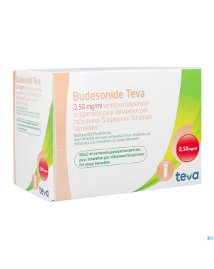 Budesonide teva 0,500mg/ml susp.nebul. 60x2ml