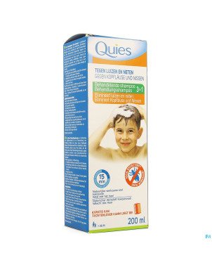 Quies shampooing anti poux tube 200ml