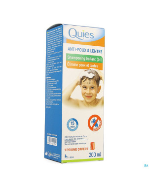 Quies shampooing anti poux tube 200ml